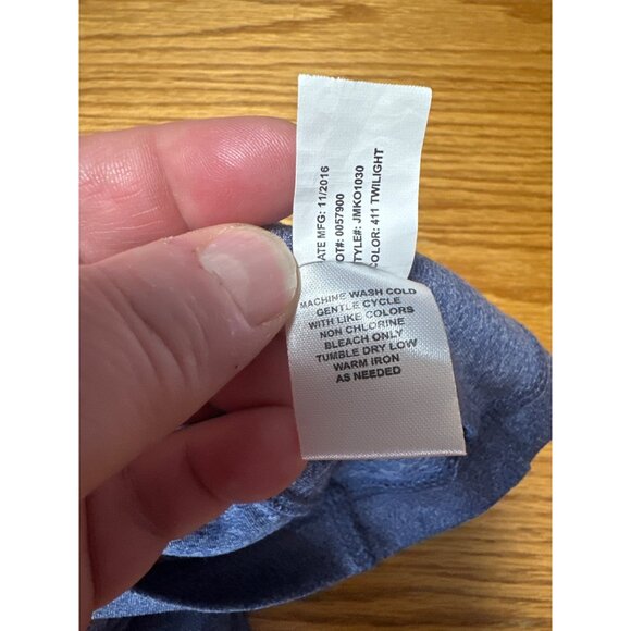 Johnnie-O Flex Prep-Formance 1/4 Zip Blue Long Sleeve Pullover Size S - Picture 6 of 7